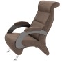 Кресло  Деметрио 9Д арт.GS-005598 2уп (каркас венге, м/э коричневый Ultra Chokolate) 