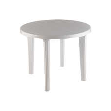 Стол пластиковый  арт.ЭП 013624 круглый (белый) 