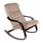 Кресло -качалка Эйр NEW арт.М189-МТ012NEW (2 уп. каркас венге, сиденье карамель) 