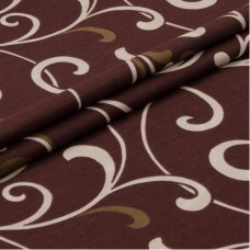 Мягкий элемент  2000х600х70 поликоттон Палермо Премиум,Титан,Соната,Монако,  коричневый,рис. вензель "Garden story"