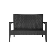 Диван пластиковый Ola Dom арт.ЭП 401301 (антрацит) 