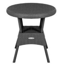 Стол пластиковый Ola Dom арт.ЭП 442387 70x70см круглый (коричневый) 