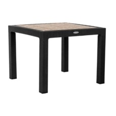 Стол пластиковый RATTAN арт.ЭП 883959 95x95см квадратный (антрацит) 