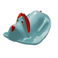 Качели -качалка Собачка арт.С 106-Б бирюзовый (Россия) 