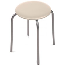 Табурет  Эконом-2 арт.ТЭ2/СК (круглое сиденье), слоновая кость 