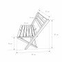 Стул раскладной DYATEL арт.G-СH-001-OAK, светло-коричневый  