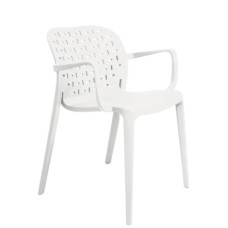 Кресло пластиковое КОСМО OLA DOM арт.ЭП 215655 (белый) 