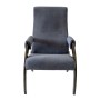 Кресло  Марта №61М арт.GS-61М-6 (каркас венге, ткань VERONA Denim Blue - синий) 1уп 