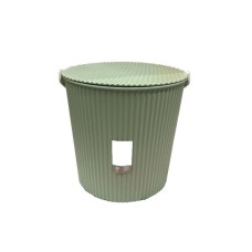 Ведро универсальное с крышкой 10л. (ментол (светло-зеленый) арт.ЭП 179148 