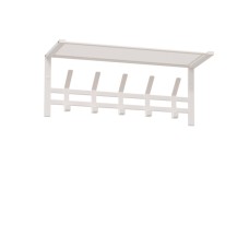 Вешалка Торонто 21 с полкой арт.ВСПТ21 Б 1 уп. (Белый) 