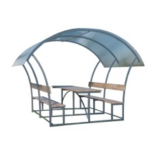 Каркас беседки Астра Агросфера арт.АА536 (без СПК)+ доски+крепеж 