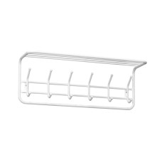 Вешалка с полкой 80 см арт.ВСП 7 Б (белый) 