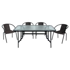 Набор мебели Луис  арт.WR-SX026, SC-094 коричневый,  "Garden story"