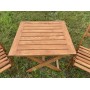 Набор мебели раскладной Дятел  арт.G-001-OAK, G-СH-001-OAK бежевый,  3 уп (1 уп Стол; 2 уп Стул) 