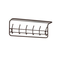 Вешалка с полкой 80 см арт.ВСП 7 М (медный антик) 