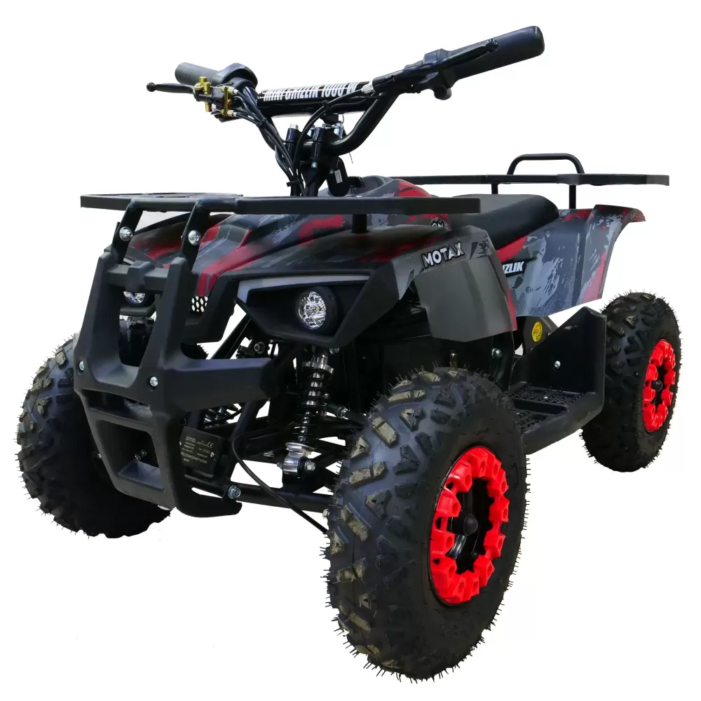 Комплект квадроцикла GRIZLIK mini E1000 черный-красный камуфляж Комплект квадроцикла GRIZLIK mini E1000 черный-красный камуфляж