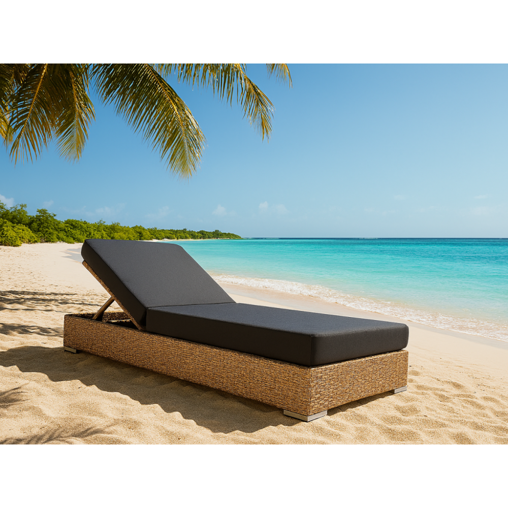 Шезлонг-лежак плетеный с матрасом Mantera RH/MANTERA/BELUX/164 Шезлонг-лежак плетеный с матрасом Mantera RH/MANTERA/BELUX/164