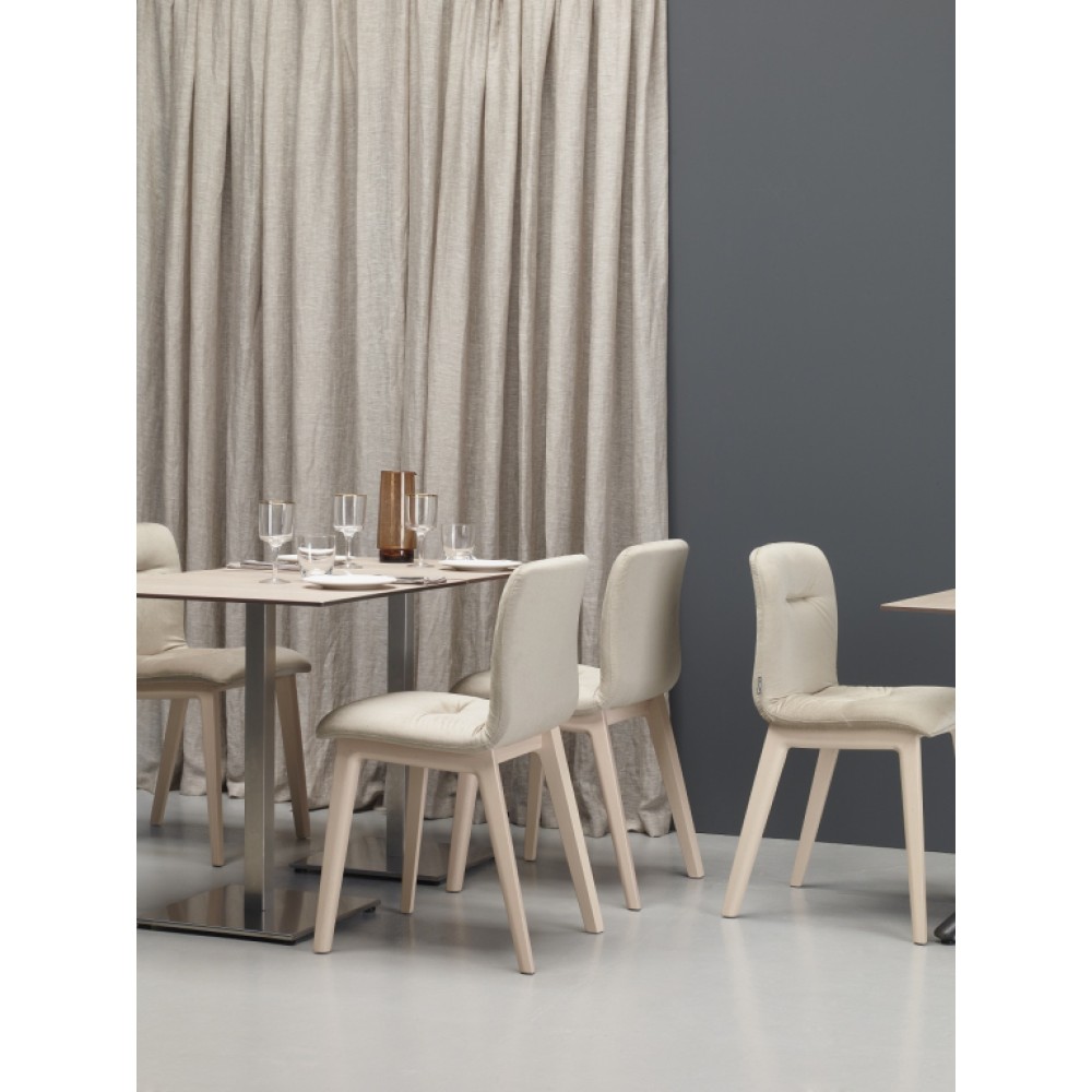 Стул с обивкой Natural Alice Pop 005/2849FKV440 Стул с обивкой Natural Alice Pop 005/2849FKV440