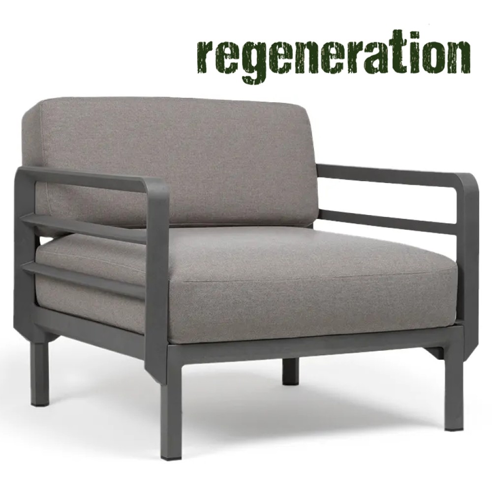 Кресло пластиковое с подушками Maximo Poltrona 003/4018125215 Кресло пластиковое с подушками Maximo Poltrona 003/4018125215