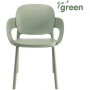 Кресло пластиковое Hug Go Green 005/238258