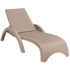 Шезлонг пластиковый GS 1009 (Fiji) 234/GS1009/TAUPE