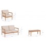 Комплект деревянной лаунж мебели Danubio 0806986