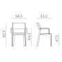Кресло пластиковое Trill Armchair 003/4025049000