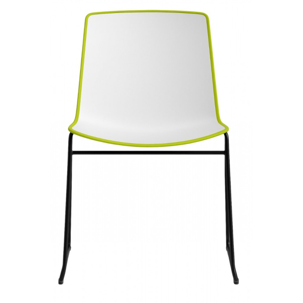 Стул пластиковый на полозьях Tweet 015/894/NE-BI-VE Стул пластиковый на полозьях Tweet 015/894/NE-BI-VE