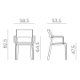 Кресло пластиковое Trill Armchair 003/4025010000
