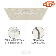 Зонт пляжный профессиональный 2х2 м Kiwi Clips 50-1011-30/TILT