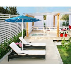 Зонт пляжный профессиональный Ø2.5 м Kiwi Clips 50-1011-25/2306/W/NV/NO