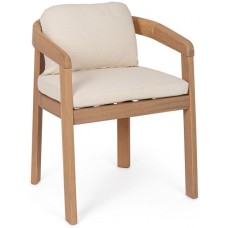 Кресло деревянное с обивкой Pablo 0807015