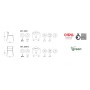 Стул пластиковый Lisa Technopolymer Go Green 005/2880VA81