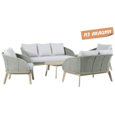 Комплект плетеной лаунж-мебели на 7 персон Madrague TAG/MADRAGUE/LOUNGE7