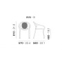 Кресло пластиковое Remind 015/3735BE