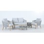 Комплект плетеной лаунж-мебели на 4 персоны Veneto TAG/VENETO/LOUNGE4