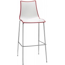 Стул барный пластиковый Zebra Bicolore 005/2560212