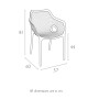 Кресло пластиковое Air XL 234/007-4171