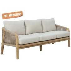 Диван деревянный трехместный Ravona KD TAG/HUC25685KD/SINGLE