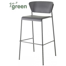 Стул пластиковый полубарный Lisa Technopolymer Go Green 005/2882VA81