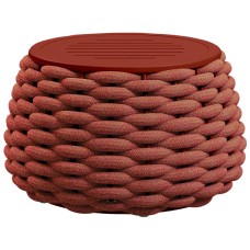 Пуф-столик плетеный с подушкой Pouf TAG/11166-057-209-043