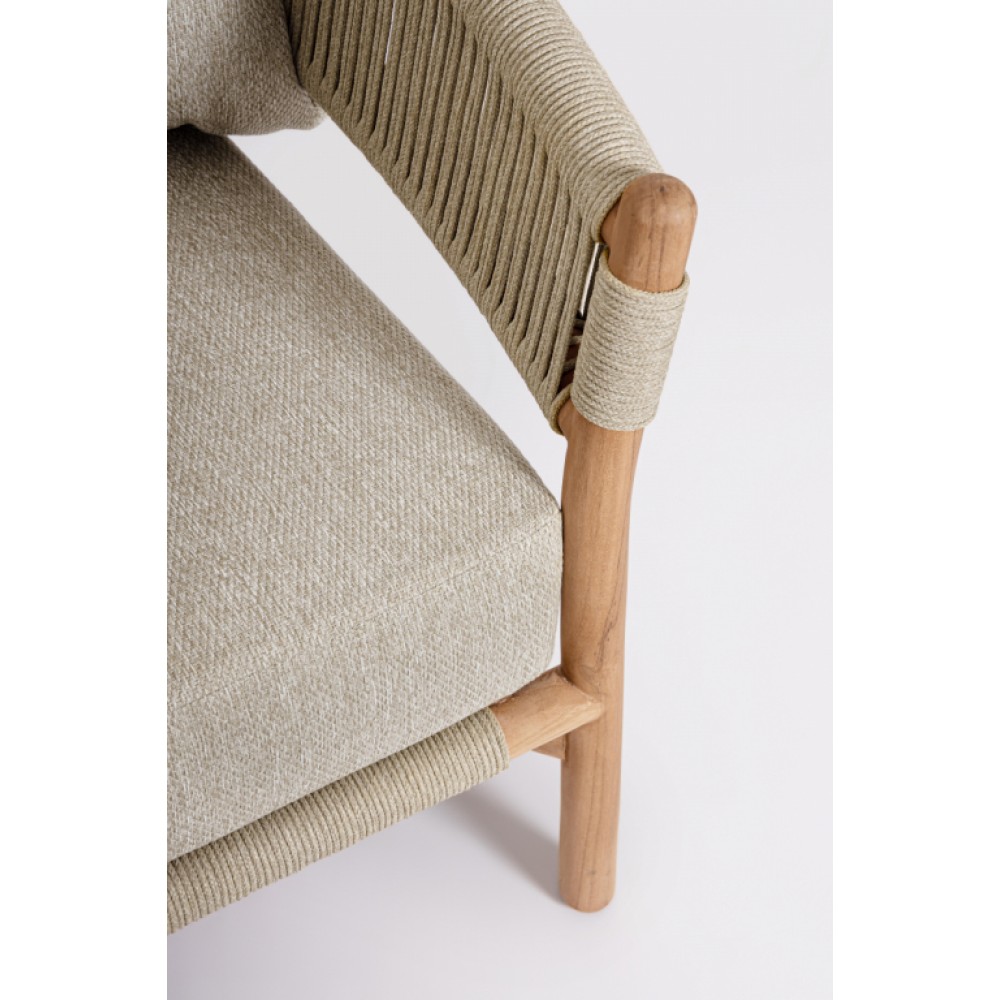 Лаунж-кресло плетеное с подушками Garita 0660656 Лаунж-кресло плетеное с подушками Garita 0660656