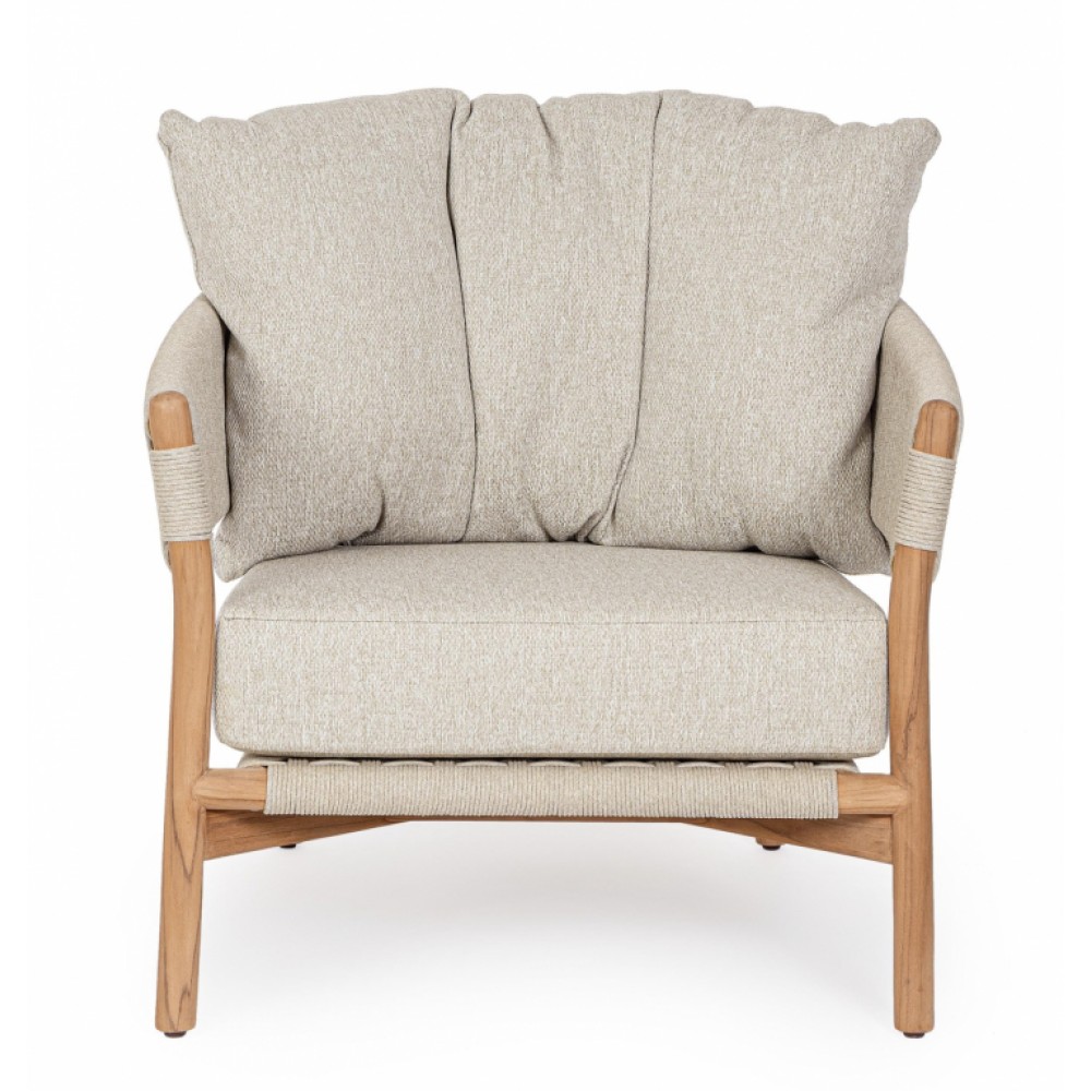 Лаунж-кресло плетеное с подушками Garita 0660656 Лаунж-кресло плетеное с подушками Garita 0660656