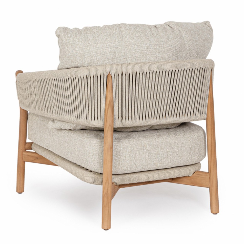 Лаунж-кресло плетеное с подушками Garita 0660656 Лаунж-кресло плетеное с подушками Garita 0660656