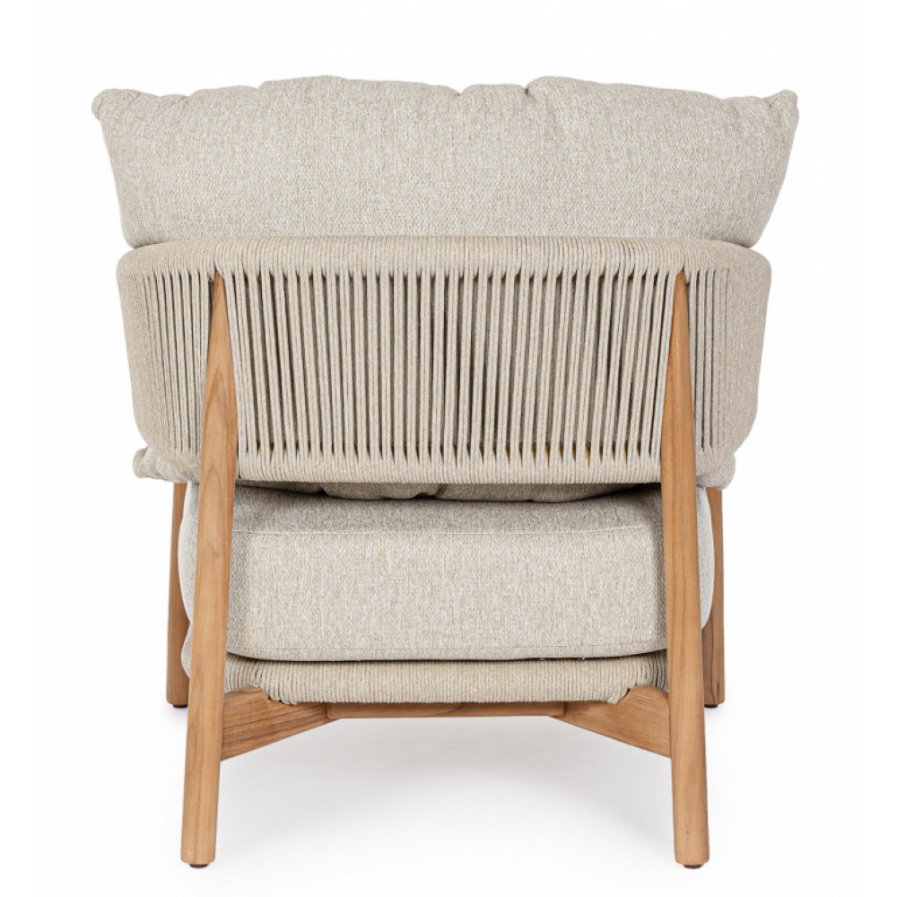 Лаунж-кресло плетеное с подушками Garita 0660656 Лаунж-кресло плетеное с подушками Garita 0660656