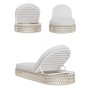 Шезлонг плетеный с матрасом Sun Lounger TAG/ALRSUNLOUNGER