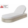 Шезлонг плетеный с матрасом Sun Lounger TAG/ALRSUNLOUNGER