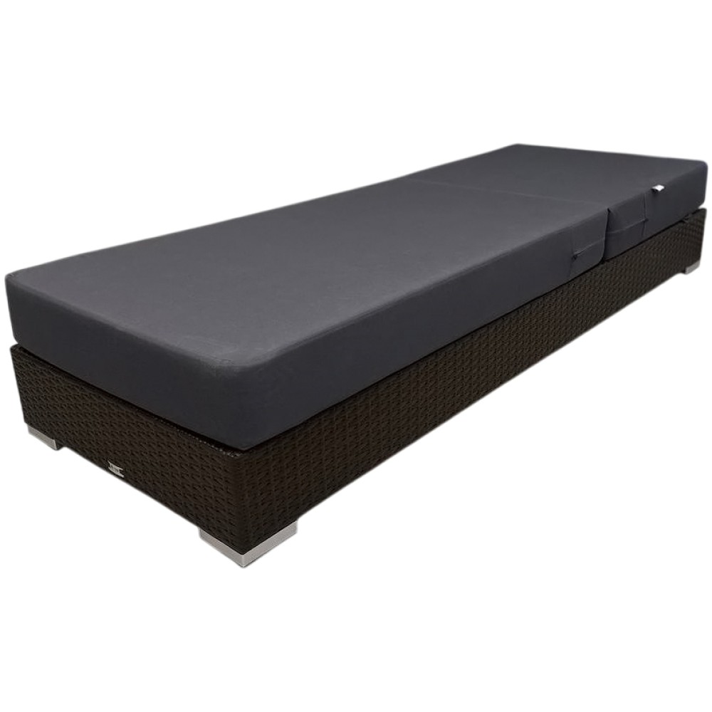 Шезлонг-лежак плетеный с матрасом Mantera RH/MANTERA/BRLUX/164 Шезлонг-лежак плетеный с матрасом Mantera RH/MANTERA/BRLUX/164