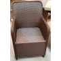 Кресло плетеное с подушками Barcelona TAG/YQ-2017/ARM