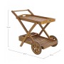 Столик деревянный сервировочный Noemi Trolley 0805120